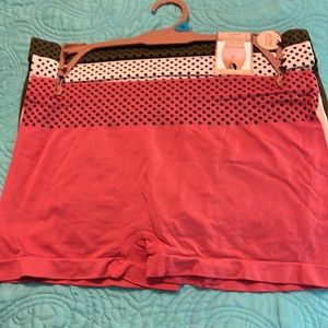 NWT icy hot 3 pack plus size ultra high waisted seamless boy short panty 3X